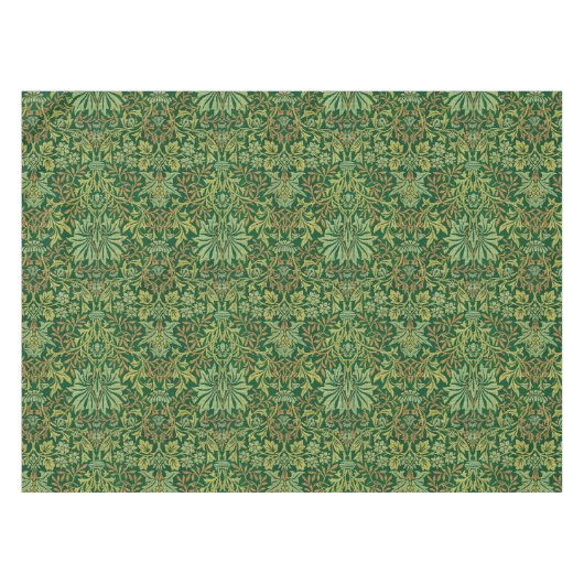 ウィリアム・モリス「フラワーガーデン」 テーブルクロス (正面(横))