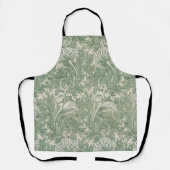 ウィリアム・モリス・フラワーパターン エプロン (正面)