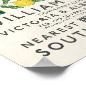 ウィリアム・モリス・フルーツまたはザクロのレモンの木 ポスター (角)