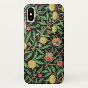 ウィリアム・モリス・フルーツパターンヴィンテージ iPhone X ケース