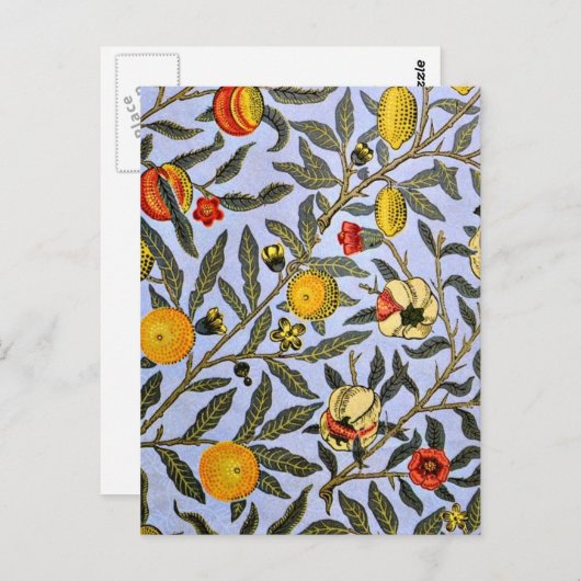 ウィリアム·モリス-フルーツ ポストカード (正面/裏面)