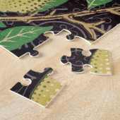 ウィリアム·モリス·フルーツ·ポメグラネートの花柄 ジグソーパズル (側面)