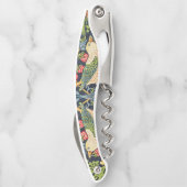 ウィリアム·モリス·フルーツ·ポメグラネートの花柄 ソムリエナイフ (裏面)