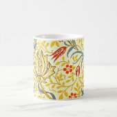 ウィリアム・モリス・フローラフローラ壁紙パターン マグカップ (中央)