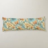 ウィリアム・モリス、フローラル・パターン、アート&クラフツの動き ボディピロー (裏面)