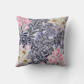 ウィリアム・モリス・フローラル・パターン クッション (裏面)