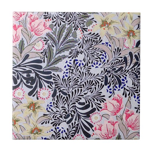 ウィリアム・モリス・フローラル・パターン タイル (正面)