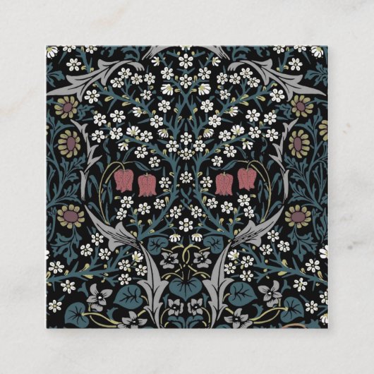 ウィリアム・モリス・ブラックソーン スクエア名刺 (正面)