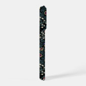 ウィリアム・モリス ブラックソーン ビクトリアン壁紙 iPhoneケース (右側面)