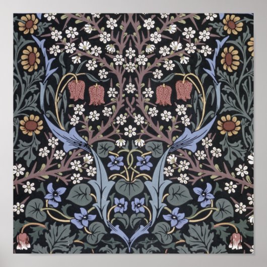 ウィリアム・モリス – ブラックソーン ポスター (正面)