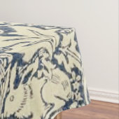 ウィリアム・モリス,ブルーグレー,パターン,アールヌーボー,ビン テーブルクロス (インサイチュ)