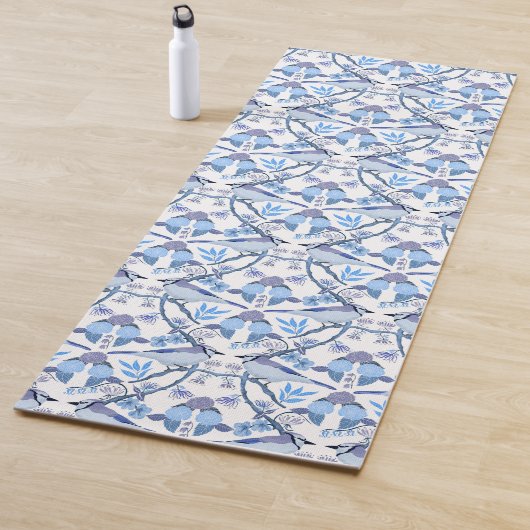 ウィリアム・モリス・ブルージェイ・ボタニカル・ペリカラー2022 ヨガマット (インサイチュ)