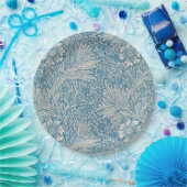 ウィリアム・モリス – ブルーマリゴールドフローラ ペーパープレート (パーティー)