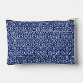 ウィリアム・モリス・ブルーヴィンテージ・アート アクセサリーポーチ (裏面)