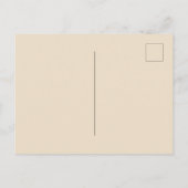 ウィリアム・モリス – ブルー・マリゴールド ポストカード (裏面)