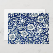 ウィリアム・モリス – ブルー・モロー ポストカード (正面/裏面)