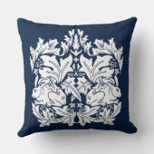 ウィリアム・モリス・ブレア・ラビットパターン クッション (裏面)