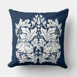 ウィリアム・モリス・ブレア・ラビットパターン クッション