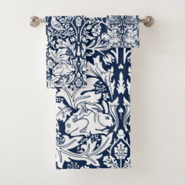 ウィリアム・モリス・ブレア・ラビットパターン バスタオルセット