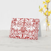 ウィリアム・モリス – ブレア・ラビット カード (黄色い花)