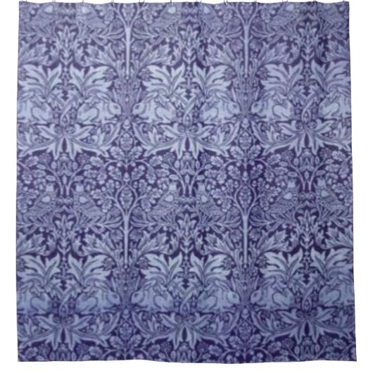 ウィリアム・モリス・ブレア・ラビット シャワーカーテン (正面)