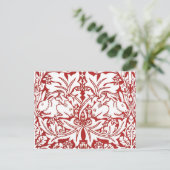 ウィリアム・モリス – ブレア・ラビット ポストカード (スタンド正面)