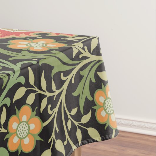 ウィリアム・モリス・ペルシアフローラアンティーク テーブルクロス (インサイチュ)