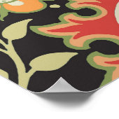 ウィリアム・モリス・ペルシアフローラアンティーク ポスター (角)