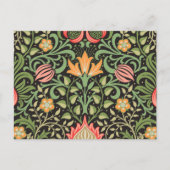 ウィリアム・モリス・ペルシアフローラアンティーク ポストカード (正面)