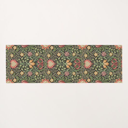 ウィリアム・モリス・ペルシアフローラアンティーク ヨガマット (裏面(横))