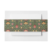 ウィリアム・モリス・ペルシアフローラアンティーク 招待状ベリーバンド (正面例)