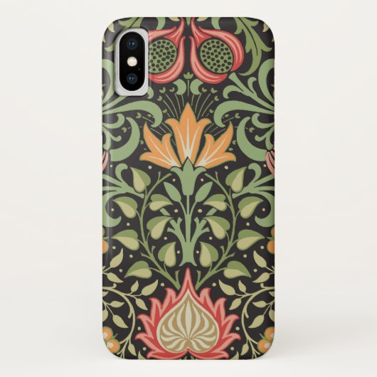 ウィリアム・モリス・ペルシアフローラアンティーク Case-Mate iPhoneケース (裏面)