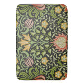 ウィリアム・モリス・ペルシアフローラ植物学デザイン バスマット (正面縦)