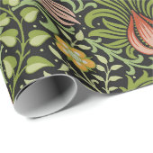 ウィリアム・モリス・ペルシアフローラ植物学デザイン ラッピングペーパー (ロールコーナー)