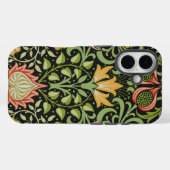 ウィリアム・モリス・ペルシアフローラ植物学デザイン Case-Mate iPhoneケース (裏面 (横))