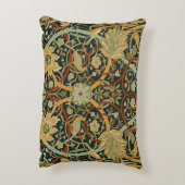 ウィリアム・モリス・ペルシャオリエンタル・カーペットアート アクセントクッション (裏面(縦))