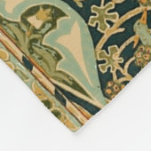 ウィリアム・モリス・ペルシャオリエンタル・カーペットアート フリースブランケット (角)