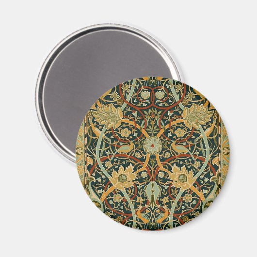 ウィリアム・モリス・ペルシャオリエンタル・カーペットアート マグネット (正面/裏面)