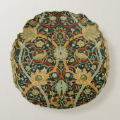 ウィリアム・モリス・ペルシャオリエンタル・カーペットアート ラウンドクッション (正面)