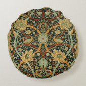 ウィリアム・モリス・ペルシャオリエンタル・カーペットアート ラウンドクッション (裏面)