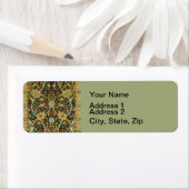 ウィリアム・モリス・ペルシャオリエンタル・カーペットアート ラベル (インサイチュ)