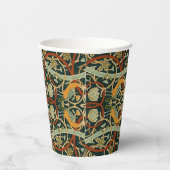 ウィリアム・モリス・ペルシャオリエンタル・カーペットアート 紙コップ (右)