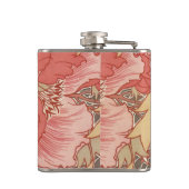 ウィリアム·モリス·ポピーズ·フローラアールヌーボー·パターン フラスク (裏面)