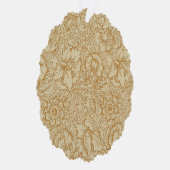 ウィリアム・モリス・ポピーフローラ壁紙 オーナメントカード (右)