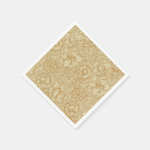 ウィリアム・モリス・ポピーフローラ壁紙 スタンダードカクテルナプキン (角)