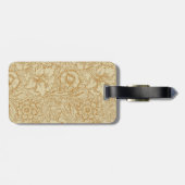 ウィリアム・モリス・ポピーフローラ壁紙 ラゲッジタグ (裏面横)