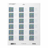 ウィリアム・モリス・ポメグラネート住所 シール (フルシート)