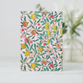 ウィリアム·モリス·ポメグラネート·イン·ピンク エンクロージャーカード (スタンド正面)