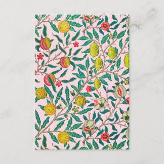 ウィリアム·モリス·ポメグラネート·イン·ピンク エンクロージャーカード