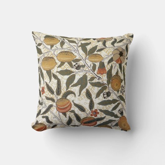 ウィリアム・モリス・ポメグラネート クッション (正面)